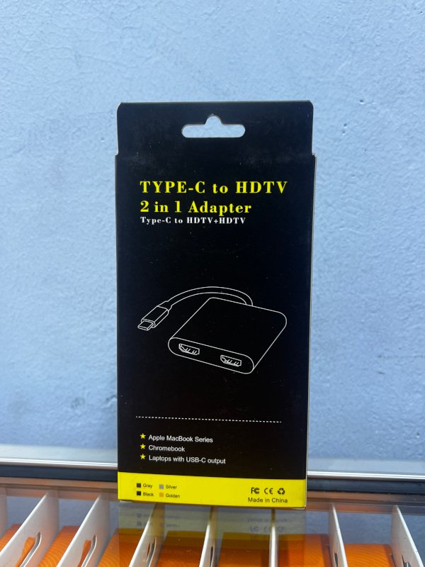 Type-C To HDTV 2 in 1 Adapter